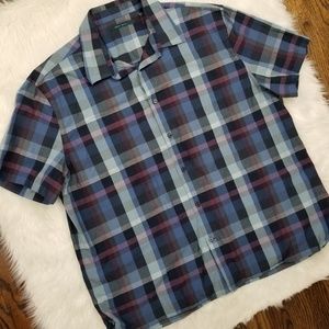 Perry Ellis Sz XXL Mens Button Down Shirt